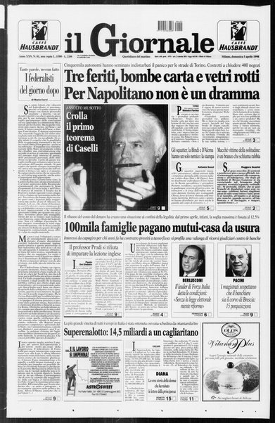 Il giornale : quotidiano del mattino